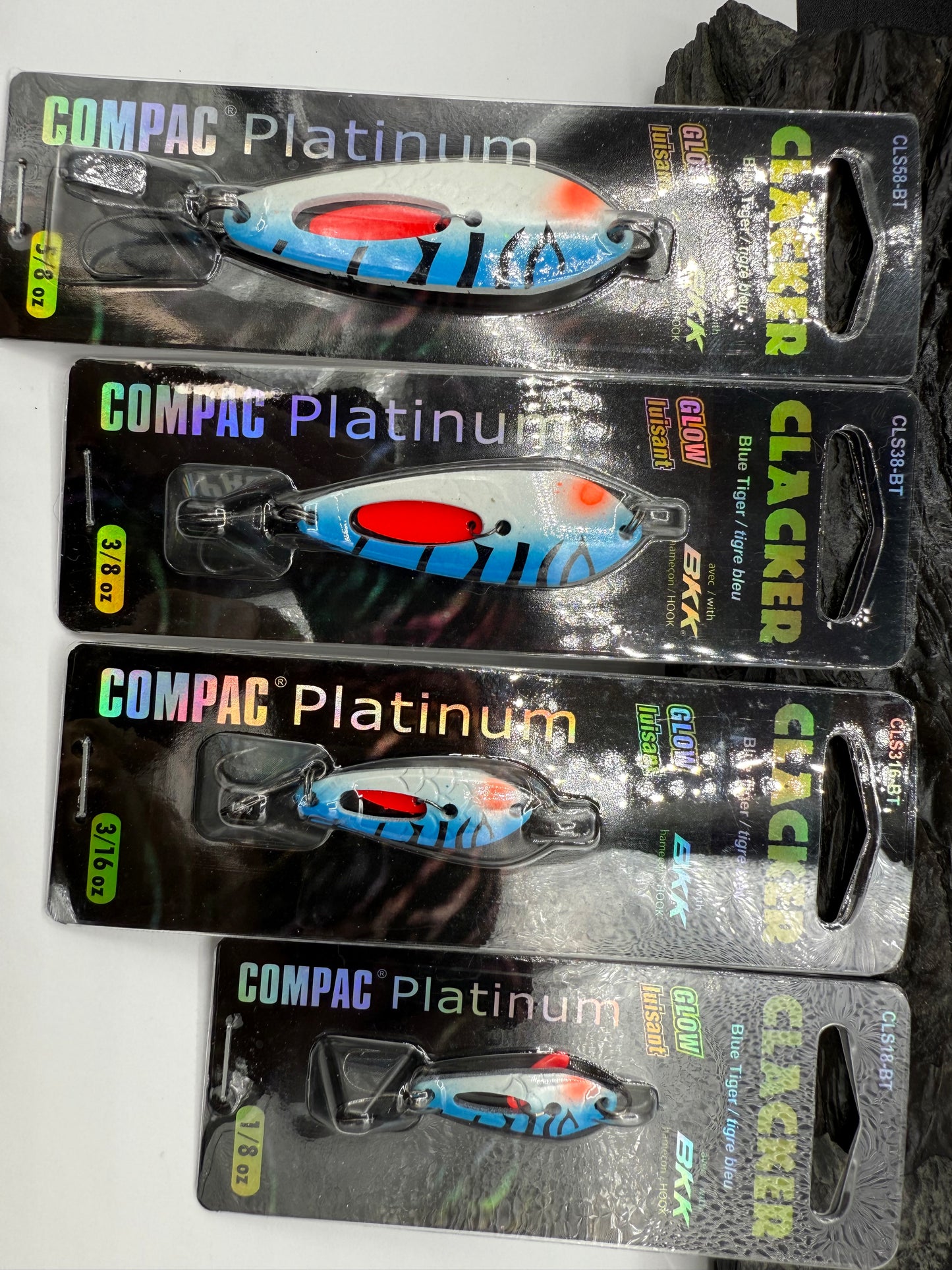 CLACKER SPOON BLUE TIGER