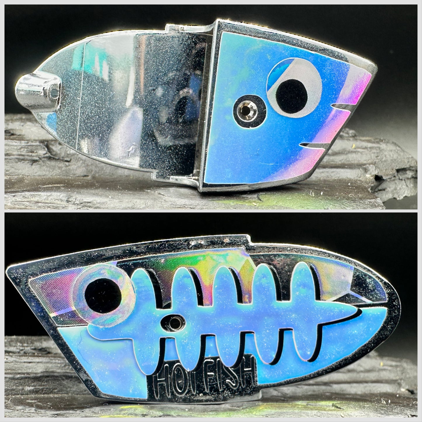 CHROME holoscale and rv LADDERBACK/ chrome front