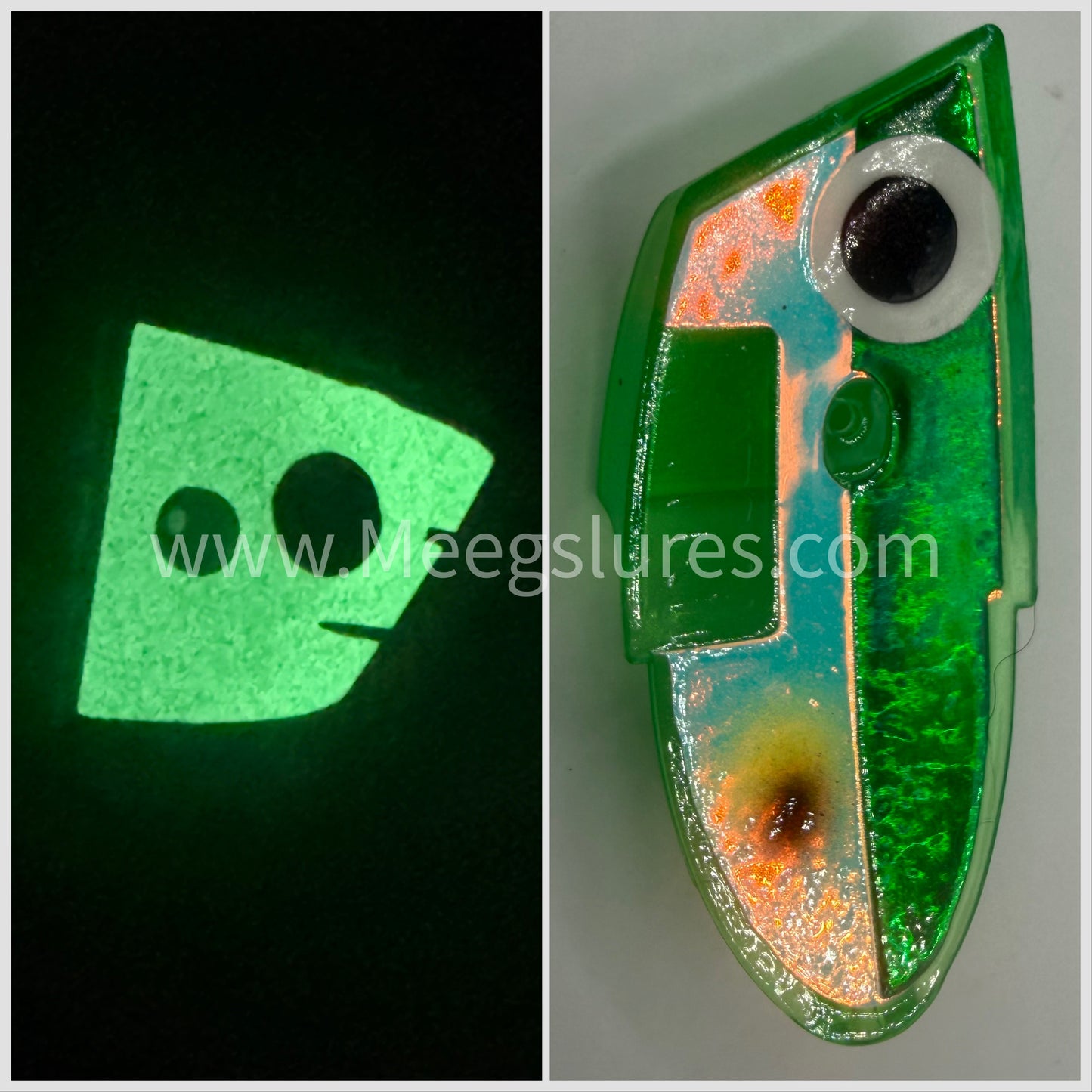Green / green back/ green dot 2pk
