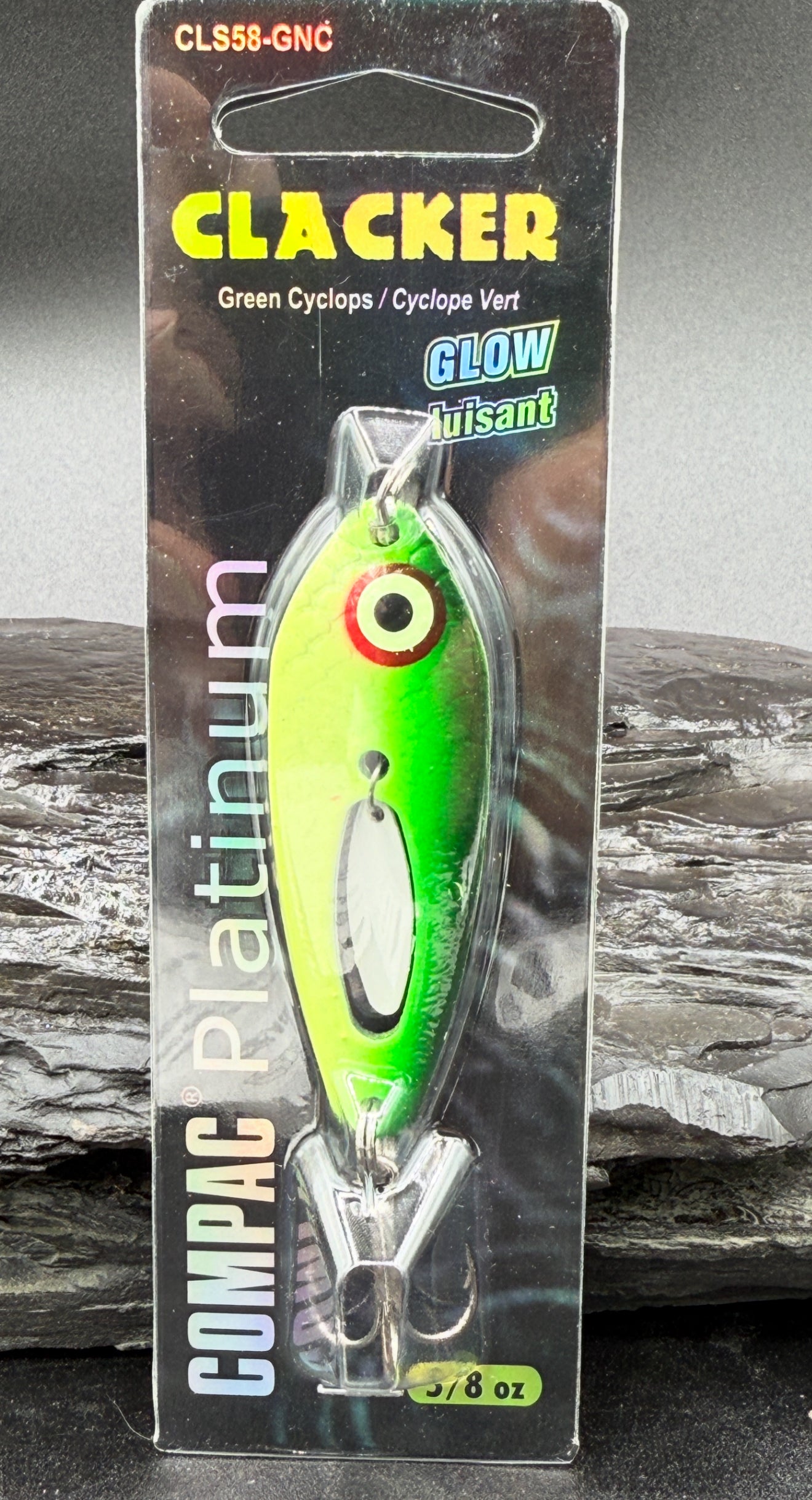 CLACKER SPOON GREEN CYCLOPS
