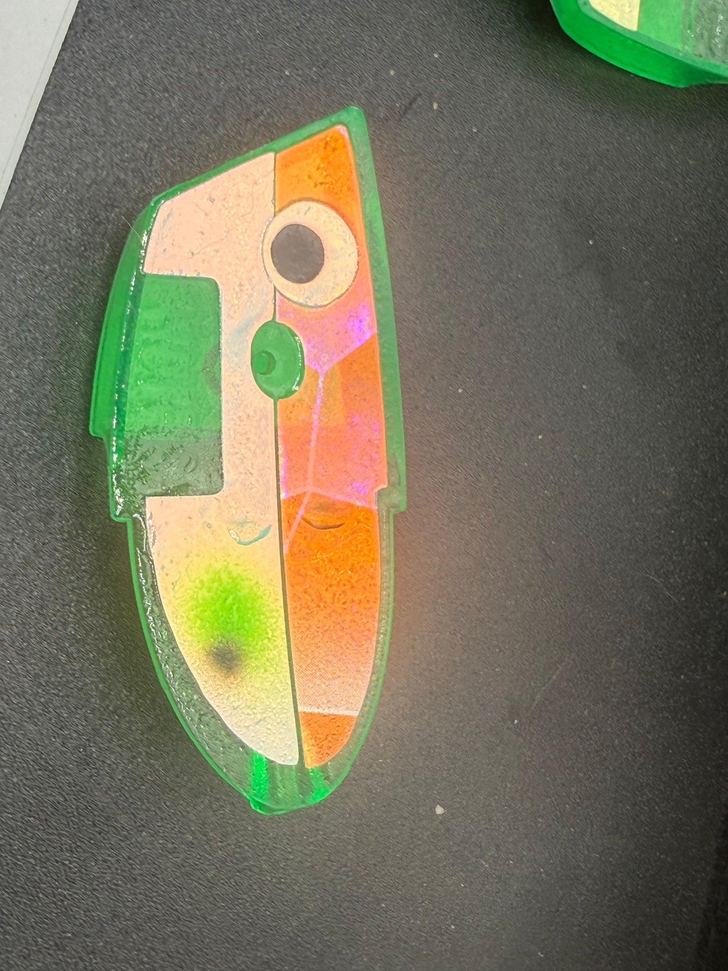 Green holo scale/ rv green/ black dot 2/pk