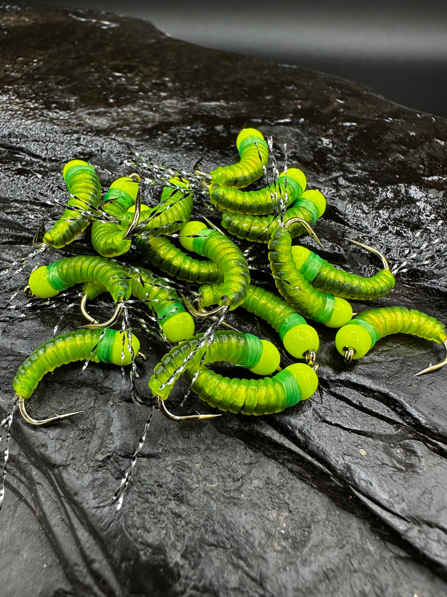 Loony Bin Bugs and grubs LIME GREEN