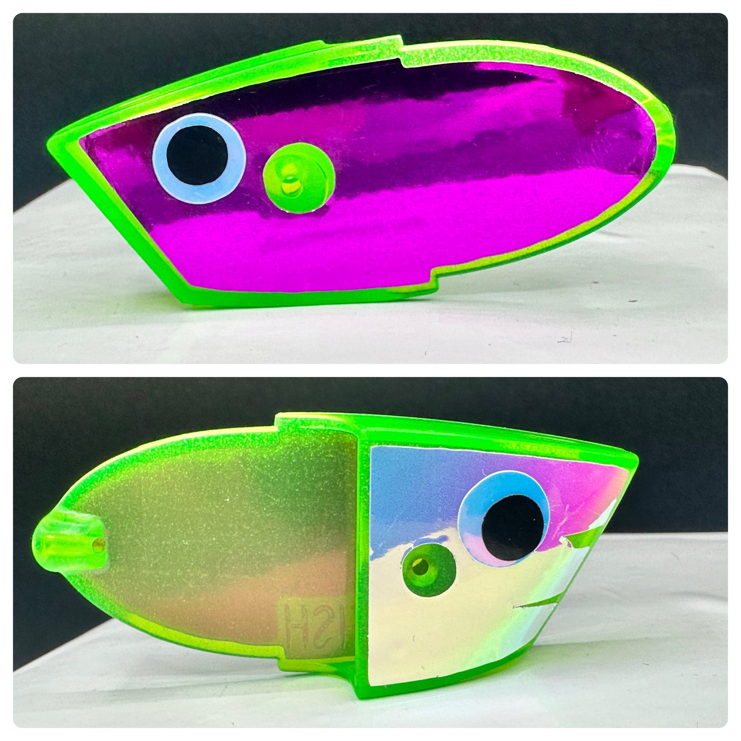 green with metalic purple and RV front