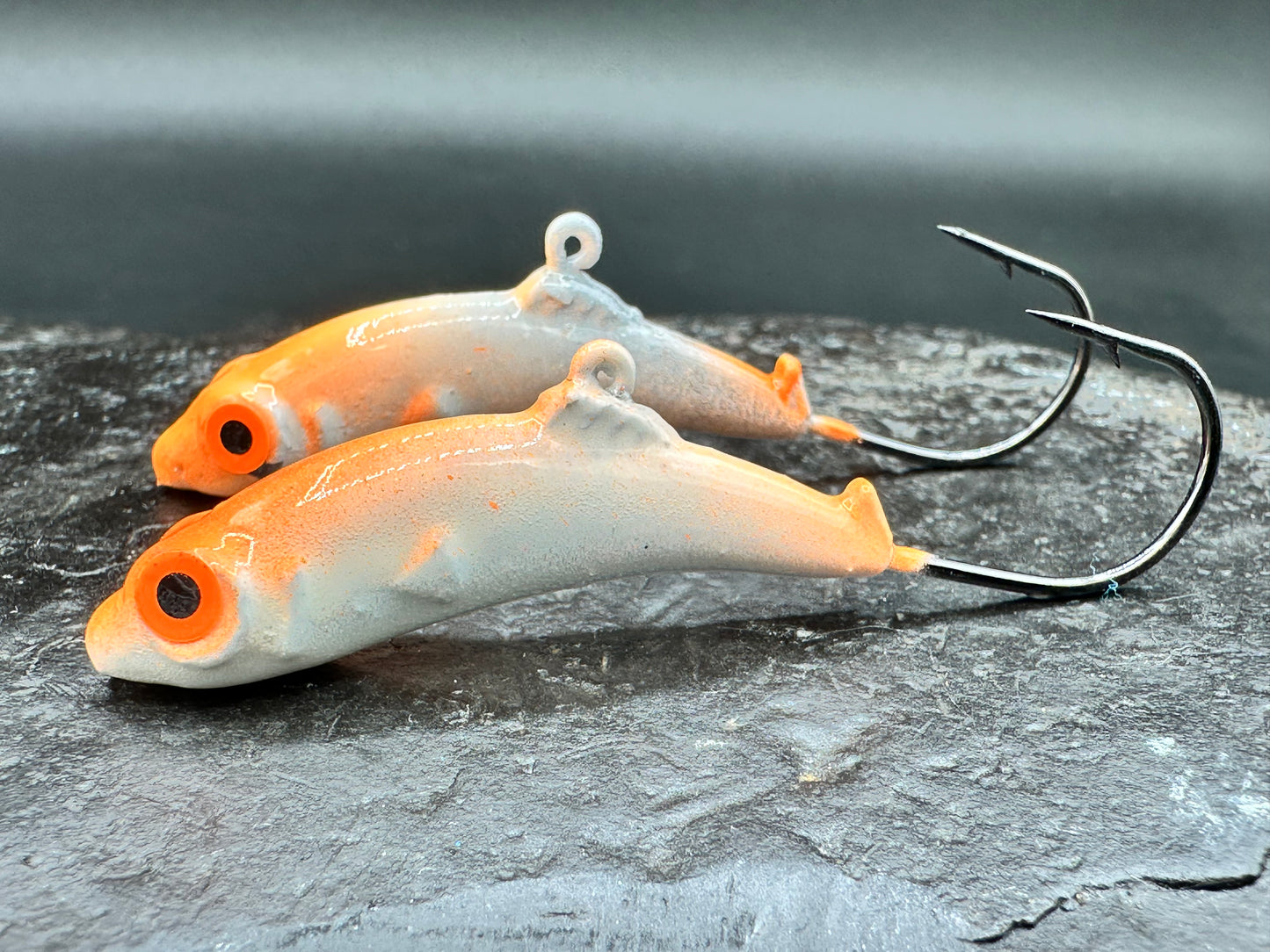 Meegs Original Jig ORANGE/PEARL WHITE  2/pk DISCONTINUED