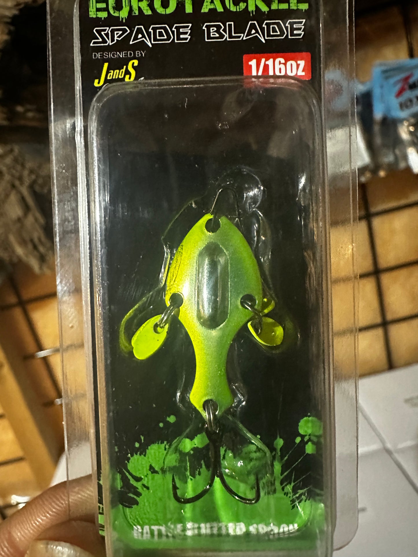 Eurotackle Spade Blade CHARTREUSE