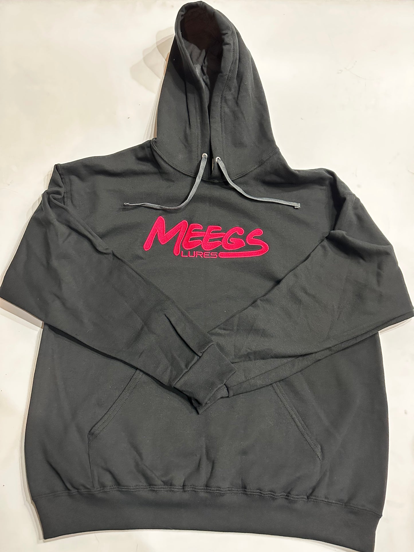 Meegs Original Hoodie Black/Pink