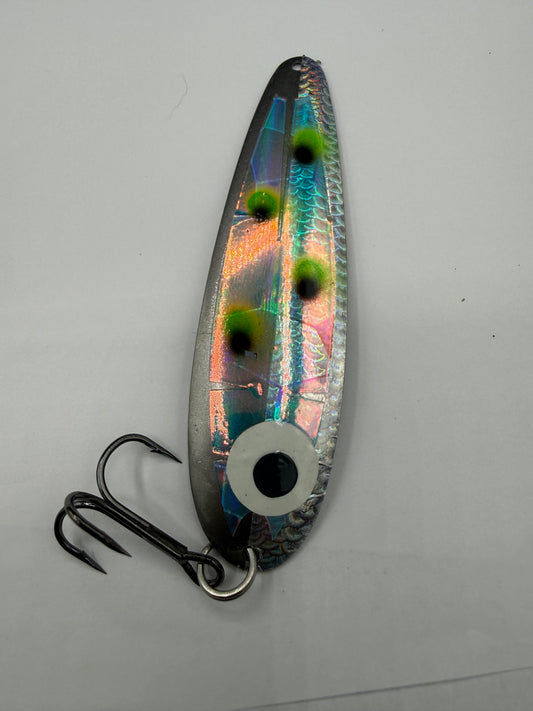 Green Black dot holographic