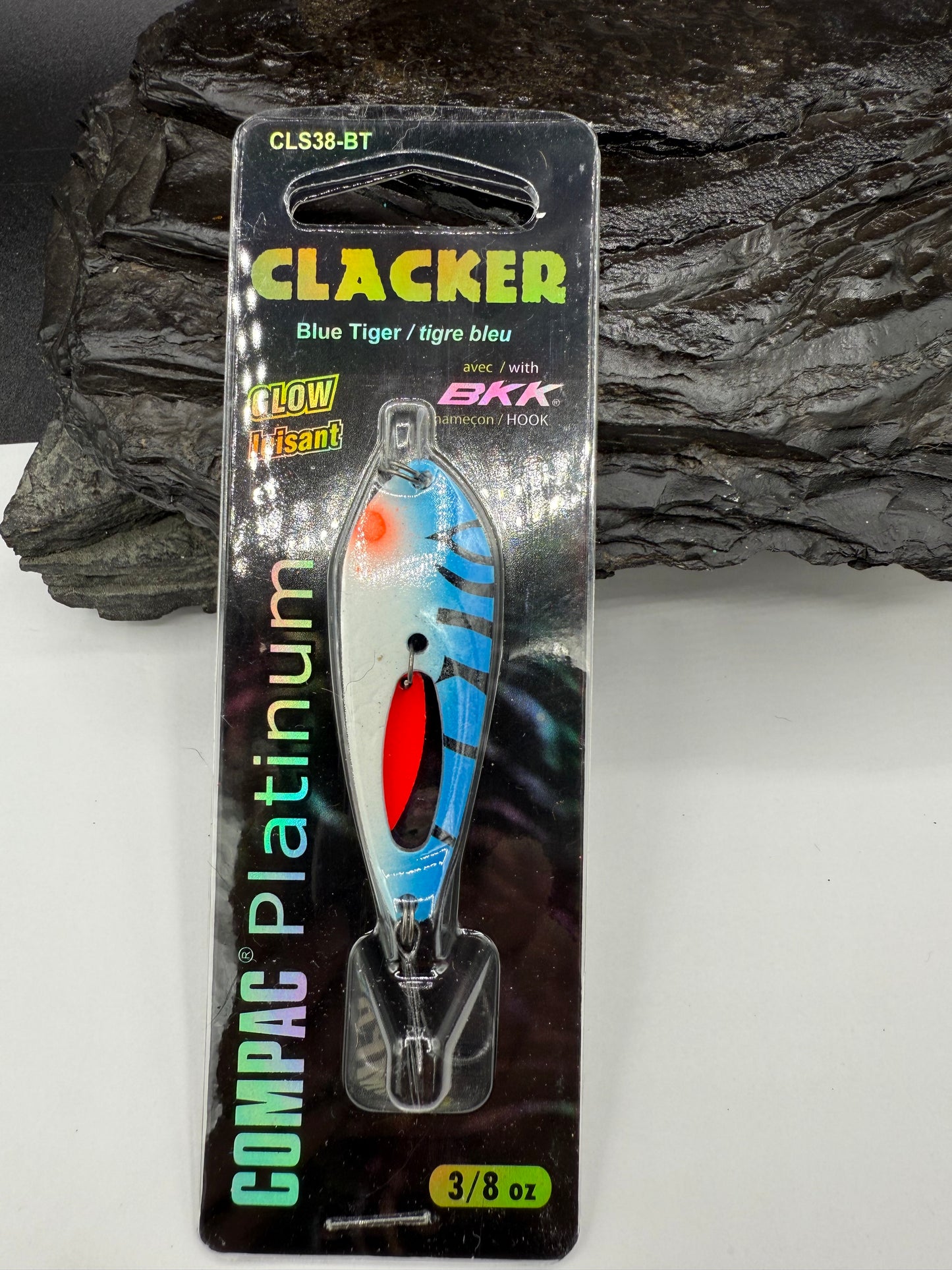 CLACKER SPOON BLUE TIGER