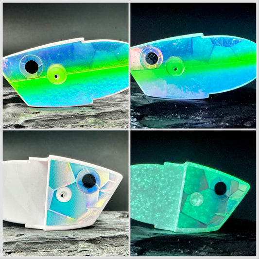 holo scale rv green stripe holo scale front glow white