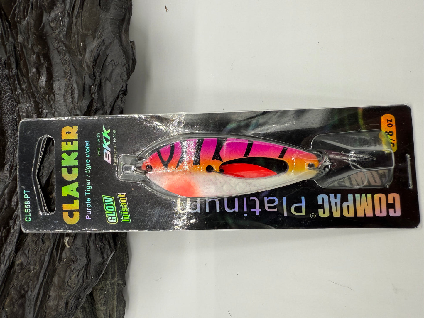 CLACKER SPOON PURPLE TIGER