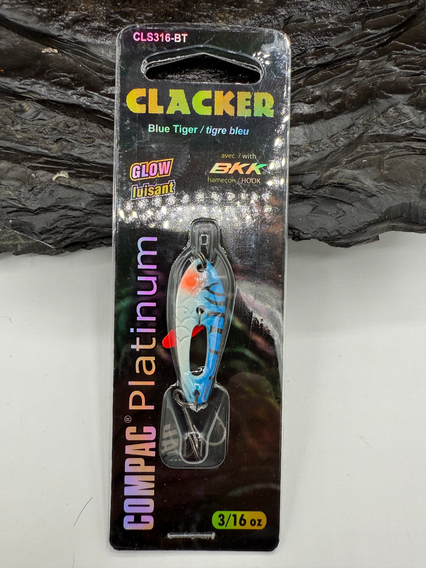 CLACKER SPOON BLUE TIGER