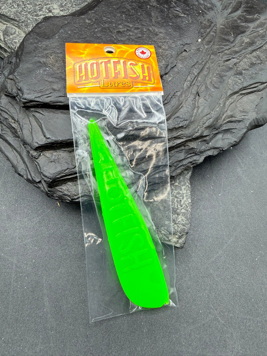 HOTFISH PLASTIC STRIPS, CHARTRUCE