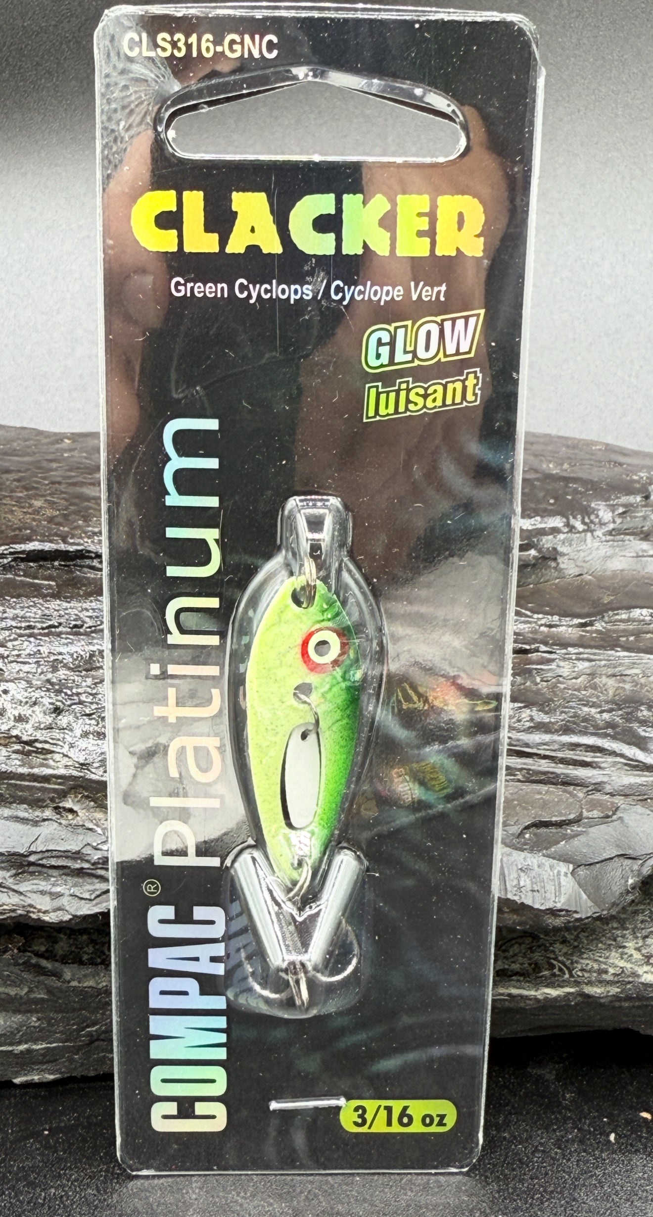 CLACKER SPOON GREEN CYCLOPS