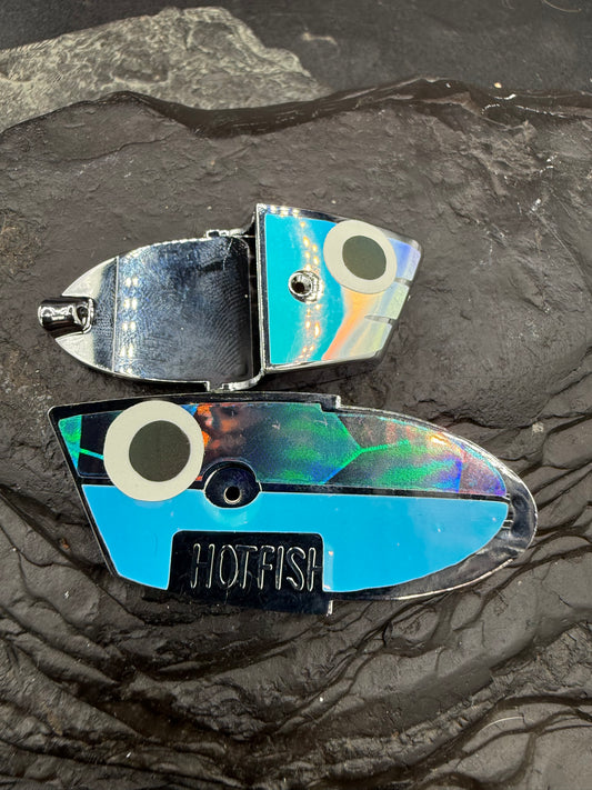 CHROME RV FRONT,, RV/HOLOSCALE, GLOW EYE, 2/PK