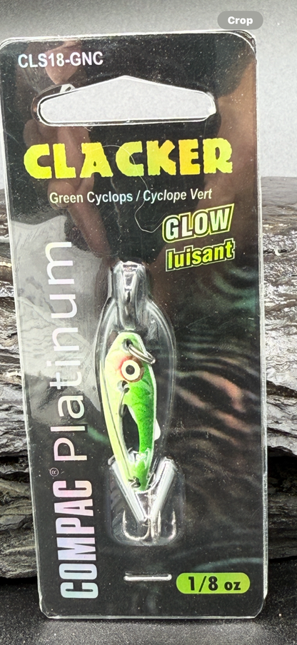 CLACKER SPOON GREEN CYCLOPS