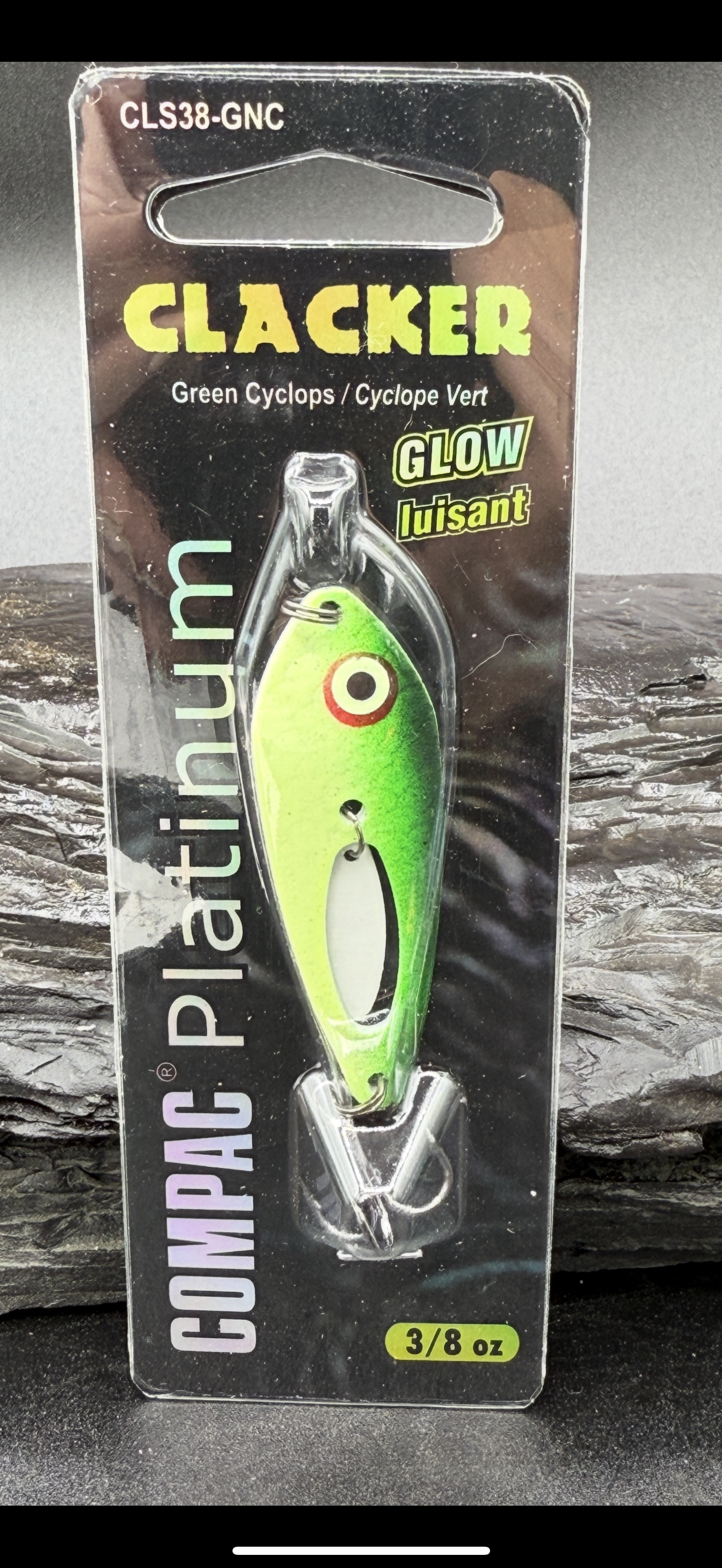CLACKER SPOON GREEN CYCLOPS