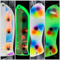 10" WHITE GLOW ORANGE DOT/RV   WONDER GLOW BACK