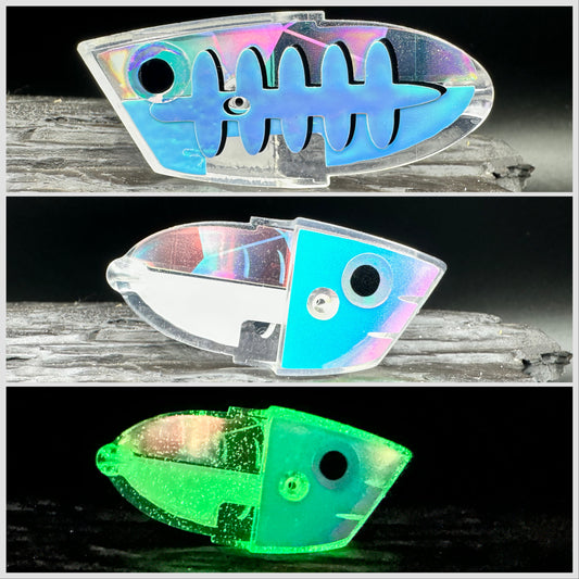 UV GLOW  holo scale RV laderback with RV front   RV EYE