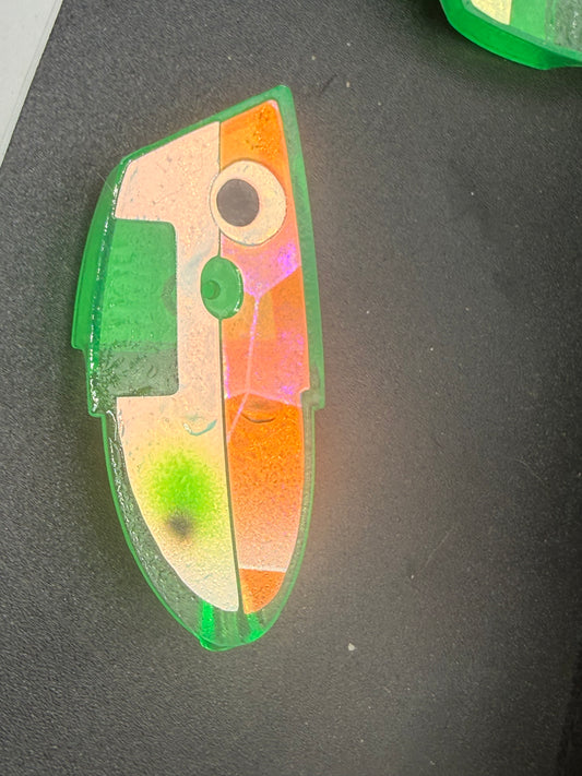 Green holo scale/ rv green/ black dot 2/pk