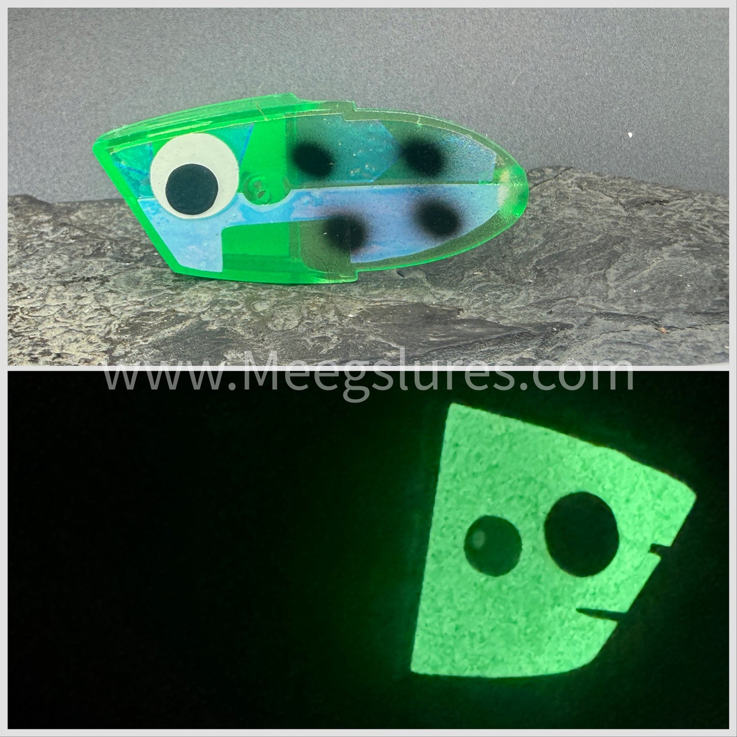 Green 4 black dot 2pk