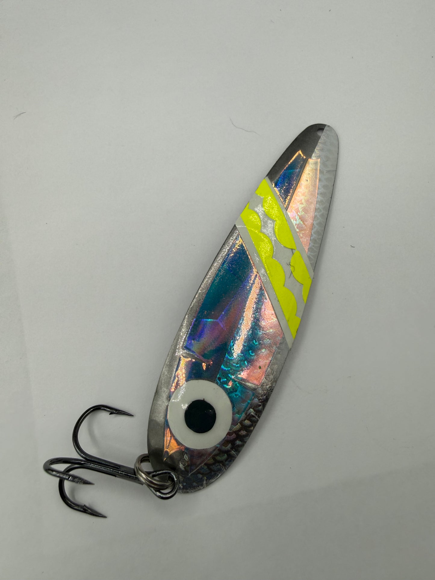 Chartruce glitter stripe