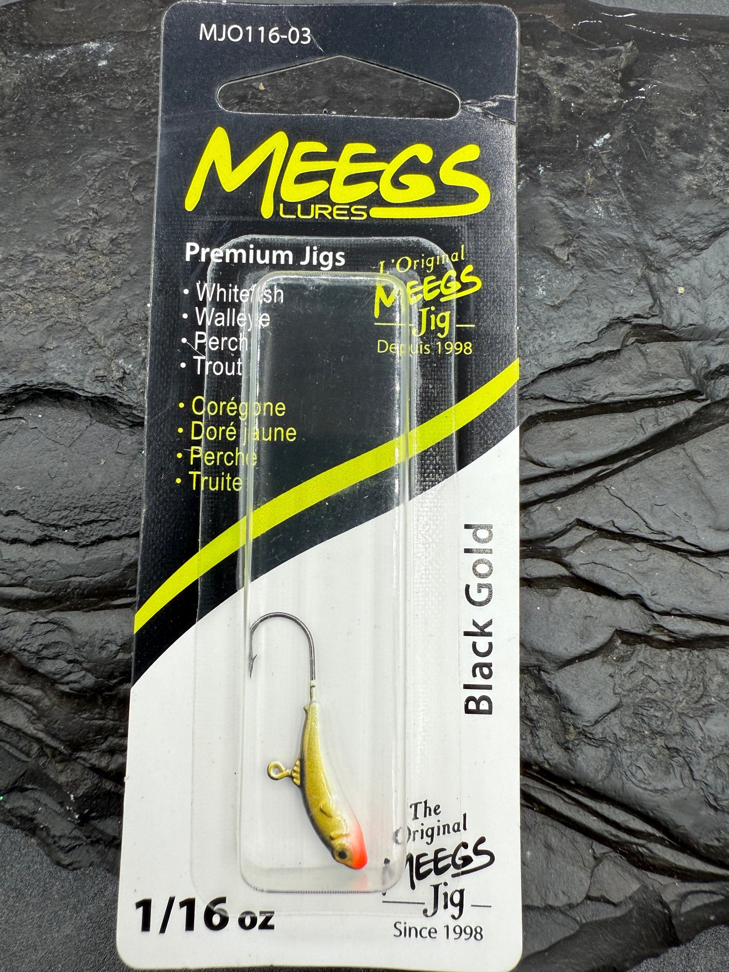 Meegs Original Jig BLACK GOLD