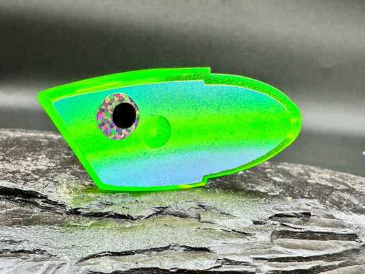 GREEN RV WITH GREEN STRIPE WITH GLOW FRONT