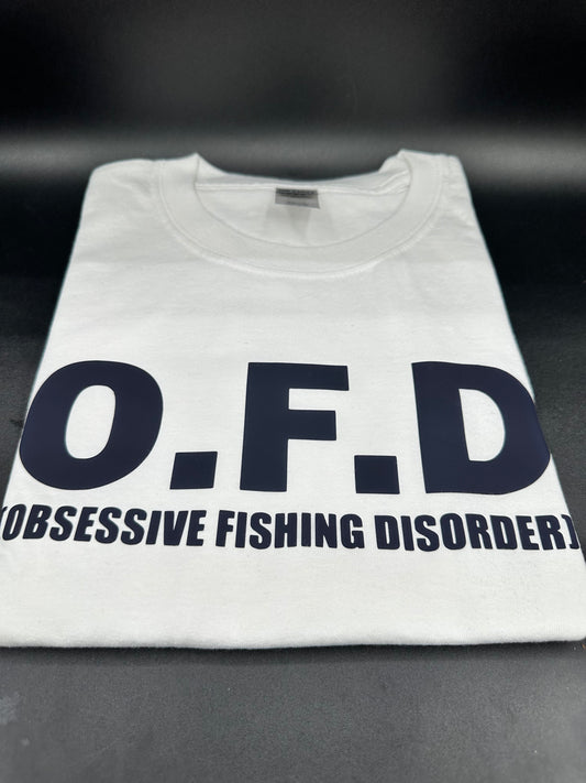 OBSESSIVE FISHING DISORDER white with black vinyl
