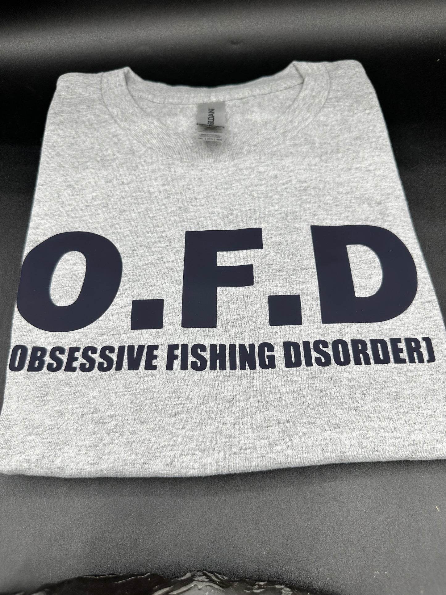 OBSESSIVE FISHING DISORDER  grey with black vinyl