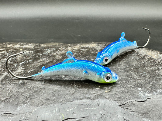 Meegs Original Jig BLUE SILVER 2/pk