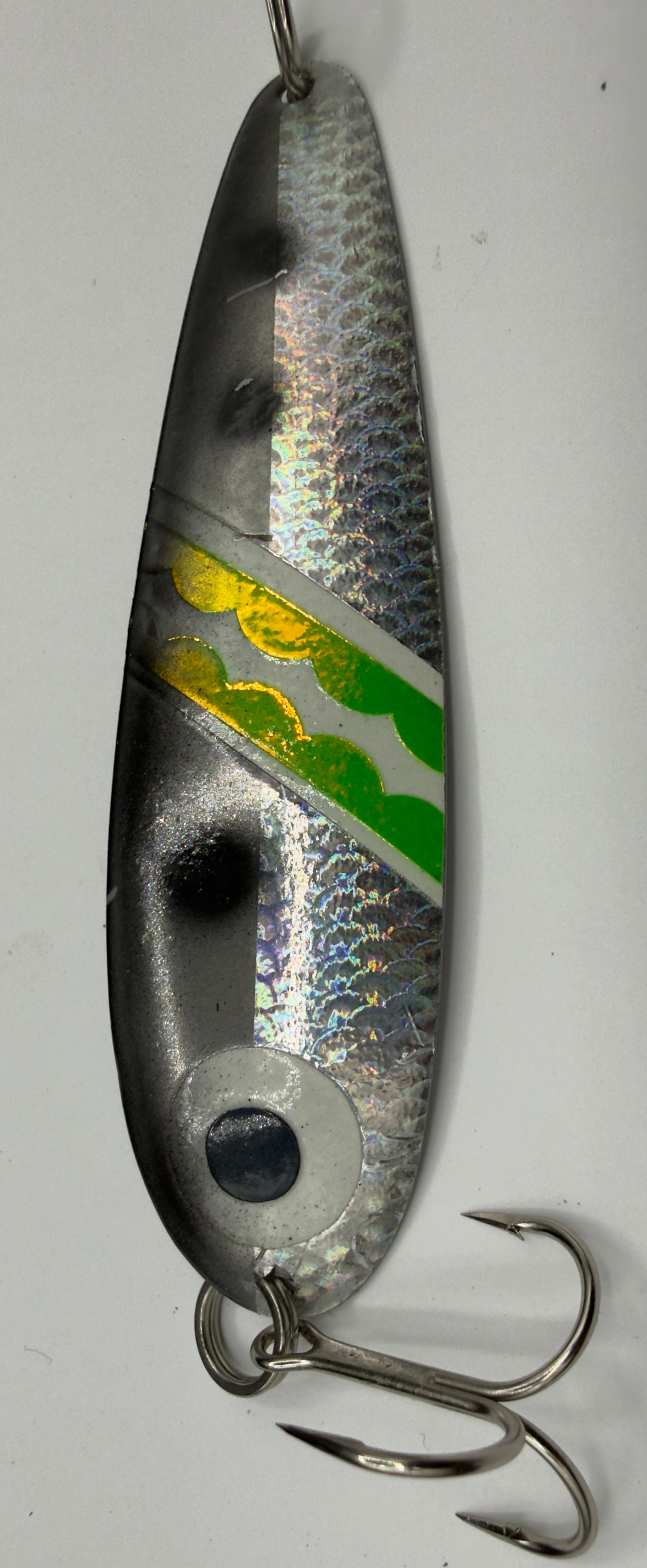 Green glitter stripe