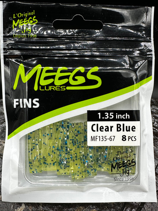 Meegs Fins CLEAR BLUE