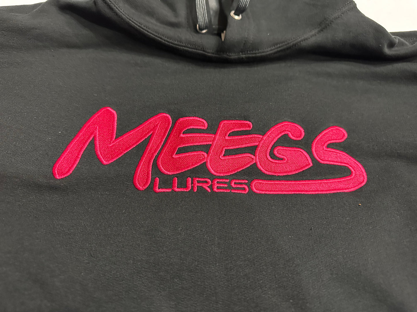 Meegs Original Hoodie Black/Pink